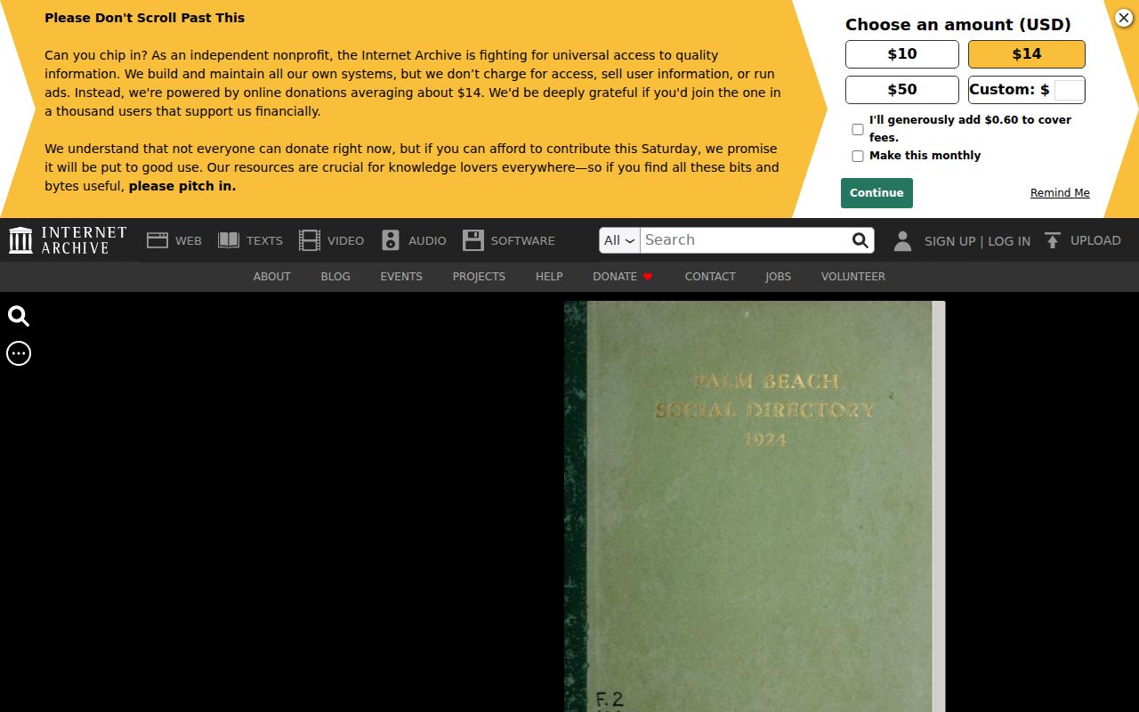 Palm Beach Gardens city directory research using a digitized 1924 social directory
