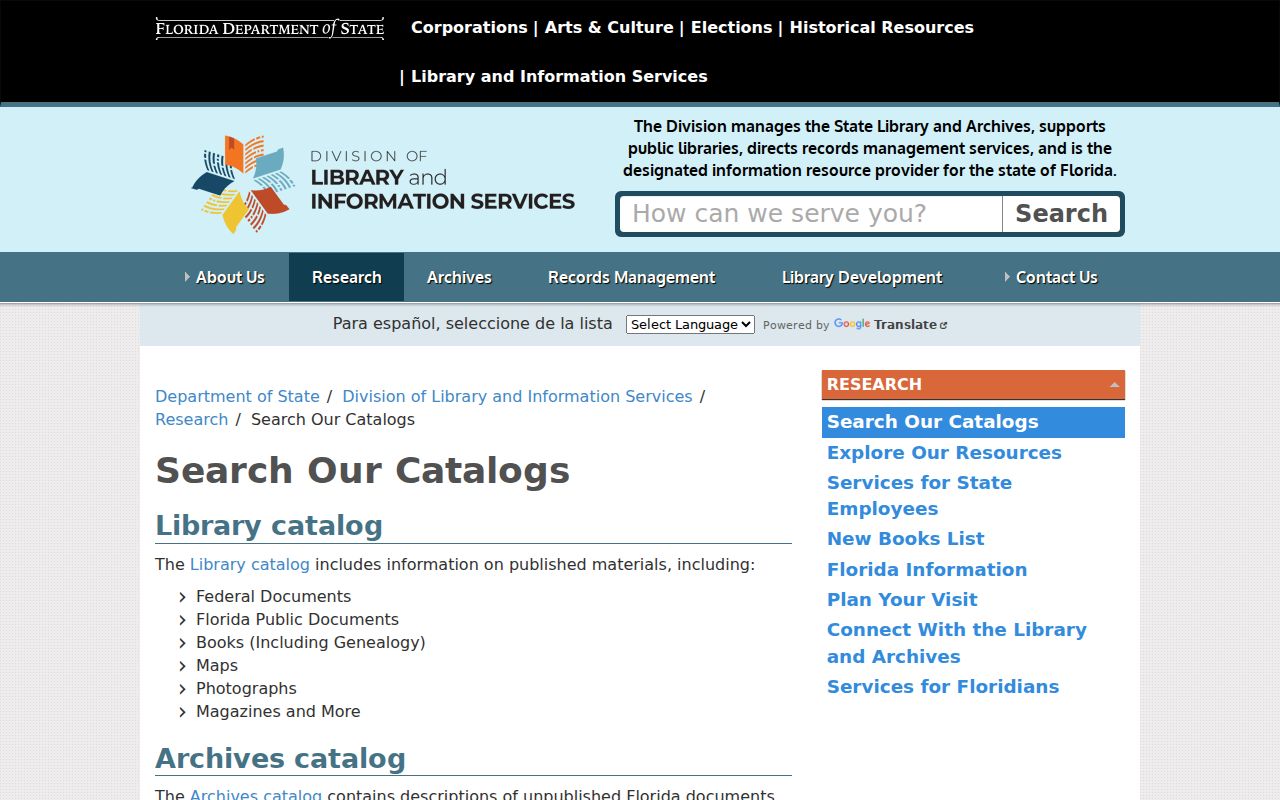 Florida archival catalogs for Palm Beach Gardens city directories