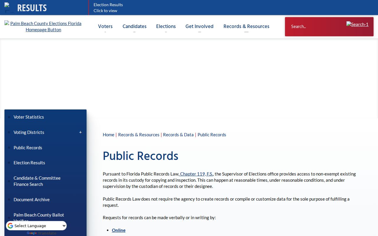 Palm Beach Gardens neighbors lookup through county voter public records